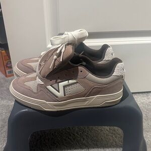 Vans Women's Athletic Shoes in Brown and White